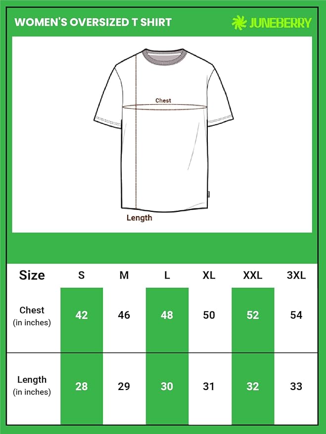 JUNEBERRY® Oversize Loose Baggy Fit Drop Shoulder Cool and Stylish Latest Pocket Print Print Design Multicolor Half Sleeve T-Shirt for Women & Girls - Image 10