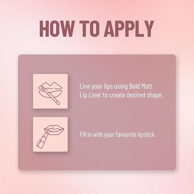 Swiss Beauty Bold Matt Lip Liner | Long-lasting |Matte Finish | Non-drying | Shade-15, 1.6gm - Image 5